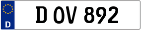 Truck License Plate